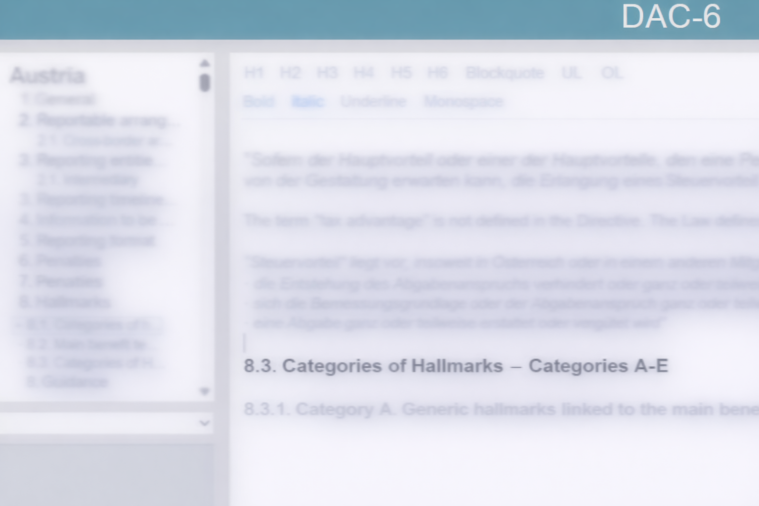 COMTAX® DAC6 Module